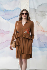 VESTIDO CARAMEL