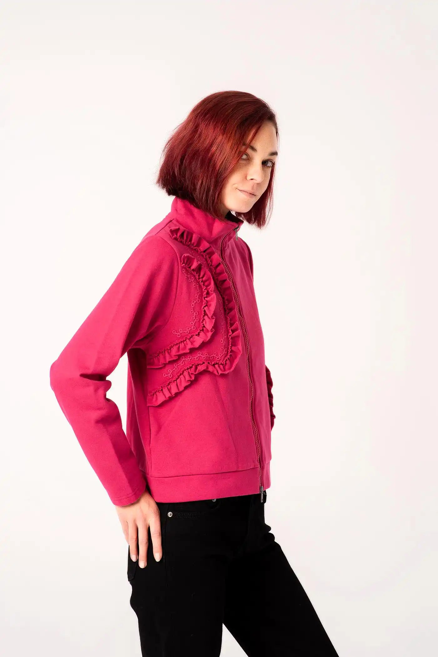 Sudadera Sweet Caroline Frambuesa