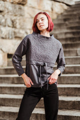 SUDADERA SWEET HARMONY ANTRACITA