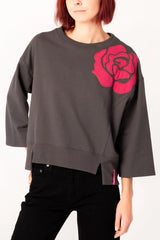 Sudadera Sweet Love Antracita