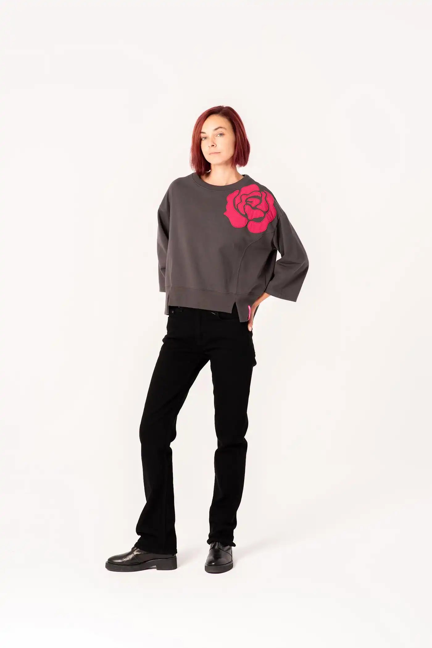 Sudadera Sweet Love Antracita