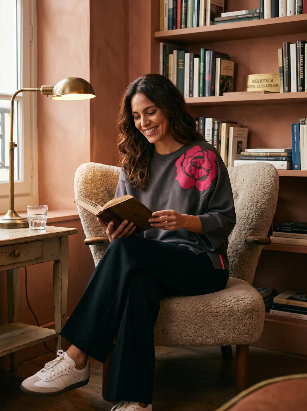 SUDADERA SWEET LOVE ANTRACITA