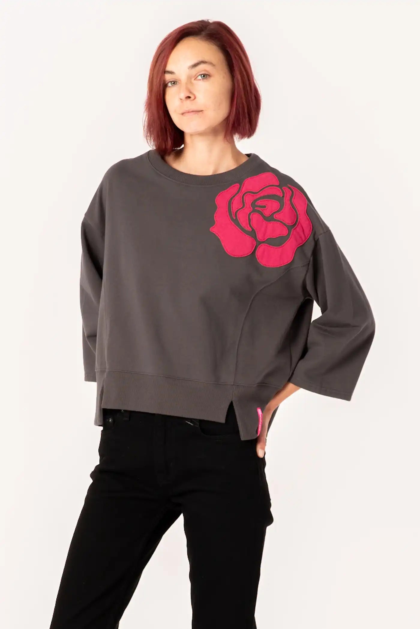 Sudadera Sweet Love Antracita