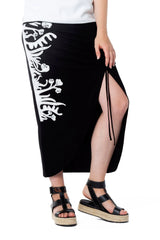 FALDA BLANCO Y NEGRO