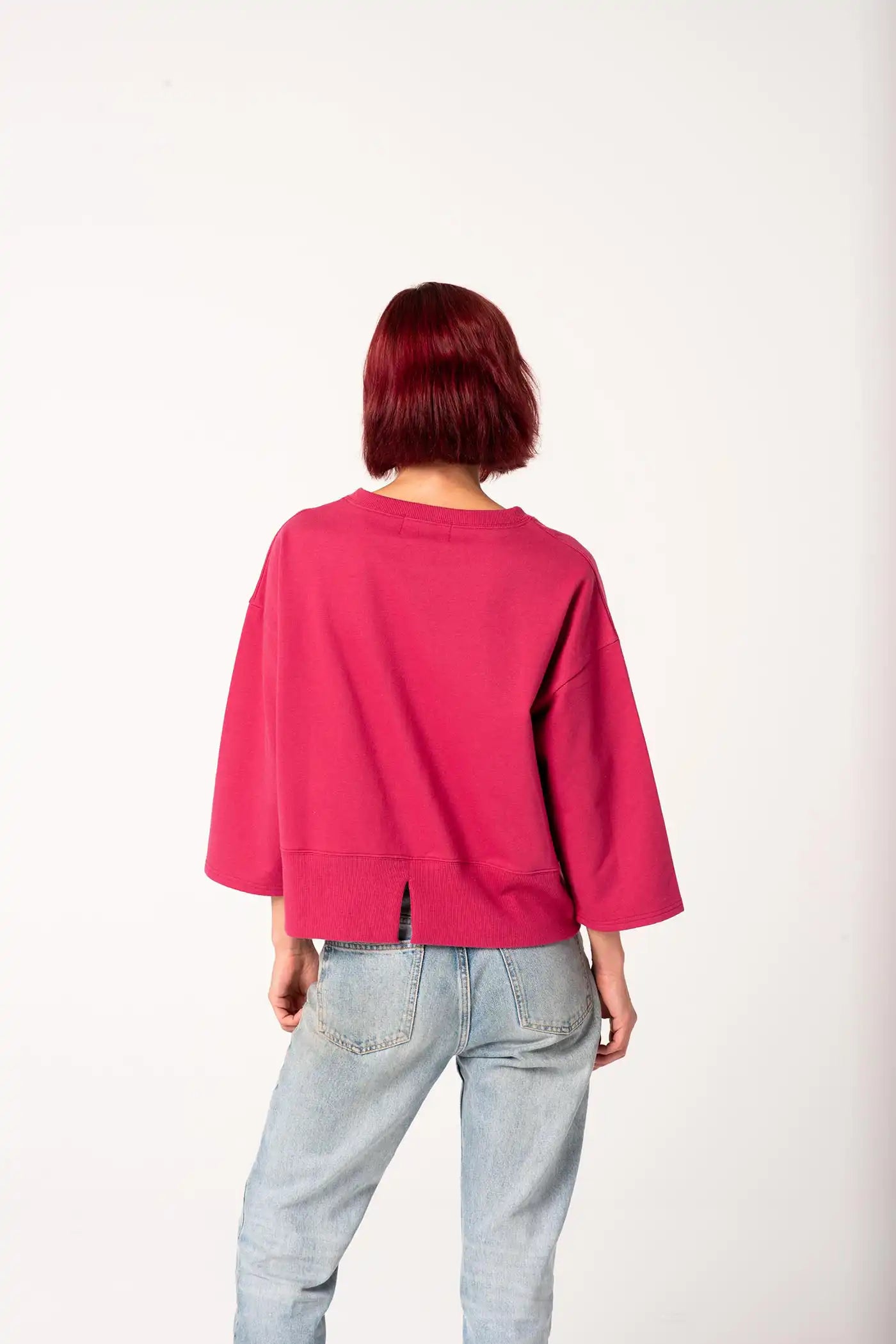 SUDADERA SWEET LOVE FRAMBUESA