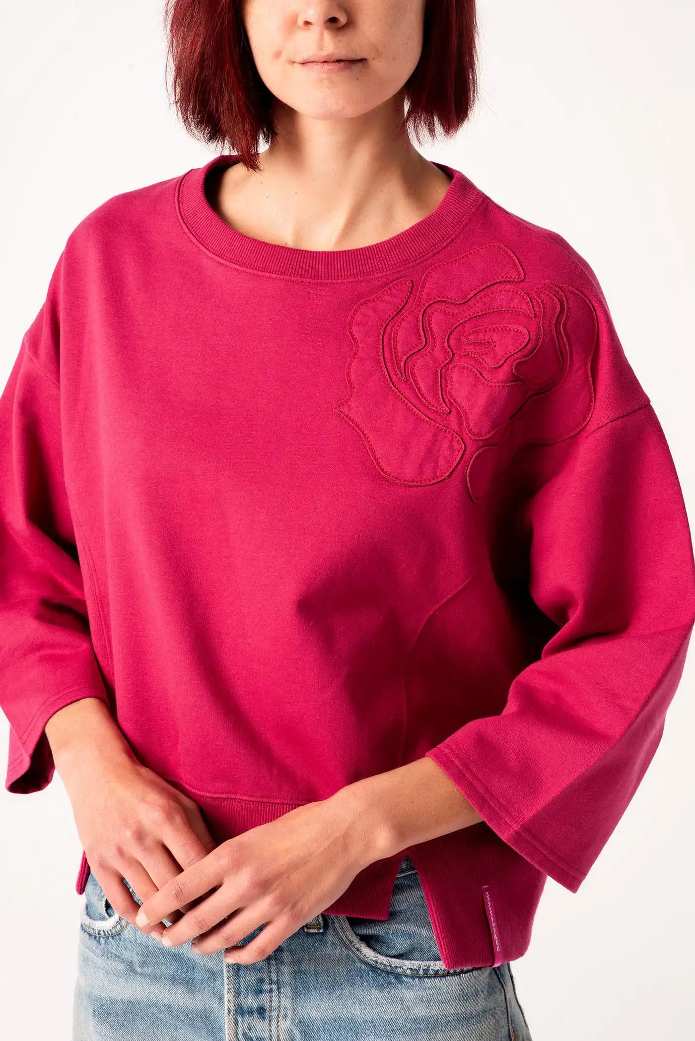 SUDADERA SWEET LOVE FRAMBUESA