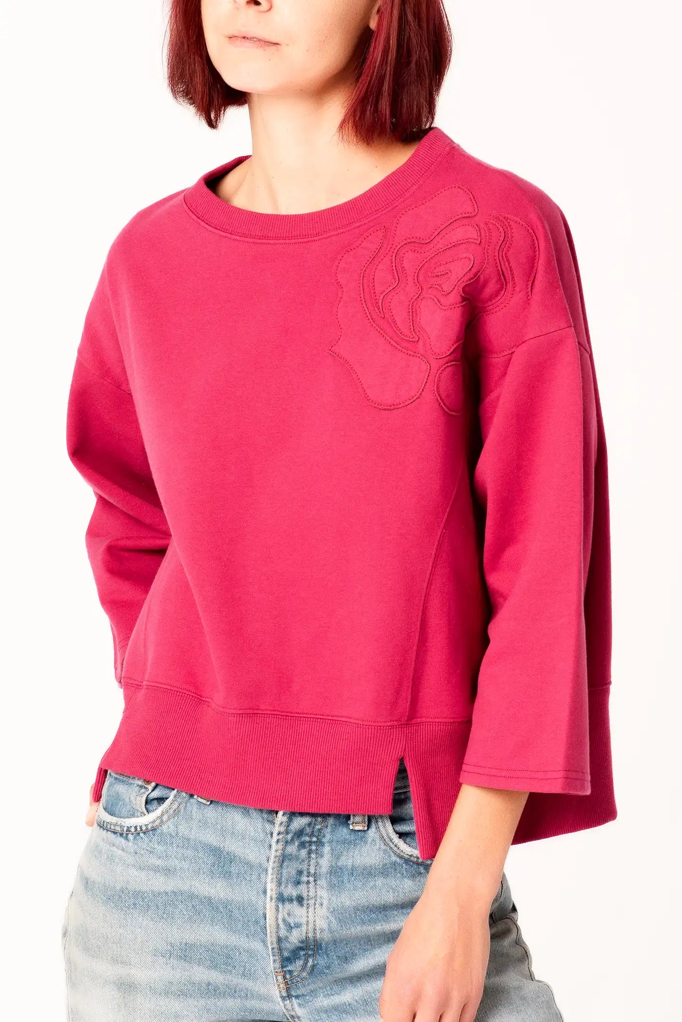 SUDADERA SWEET LOVE FRAMBUESA