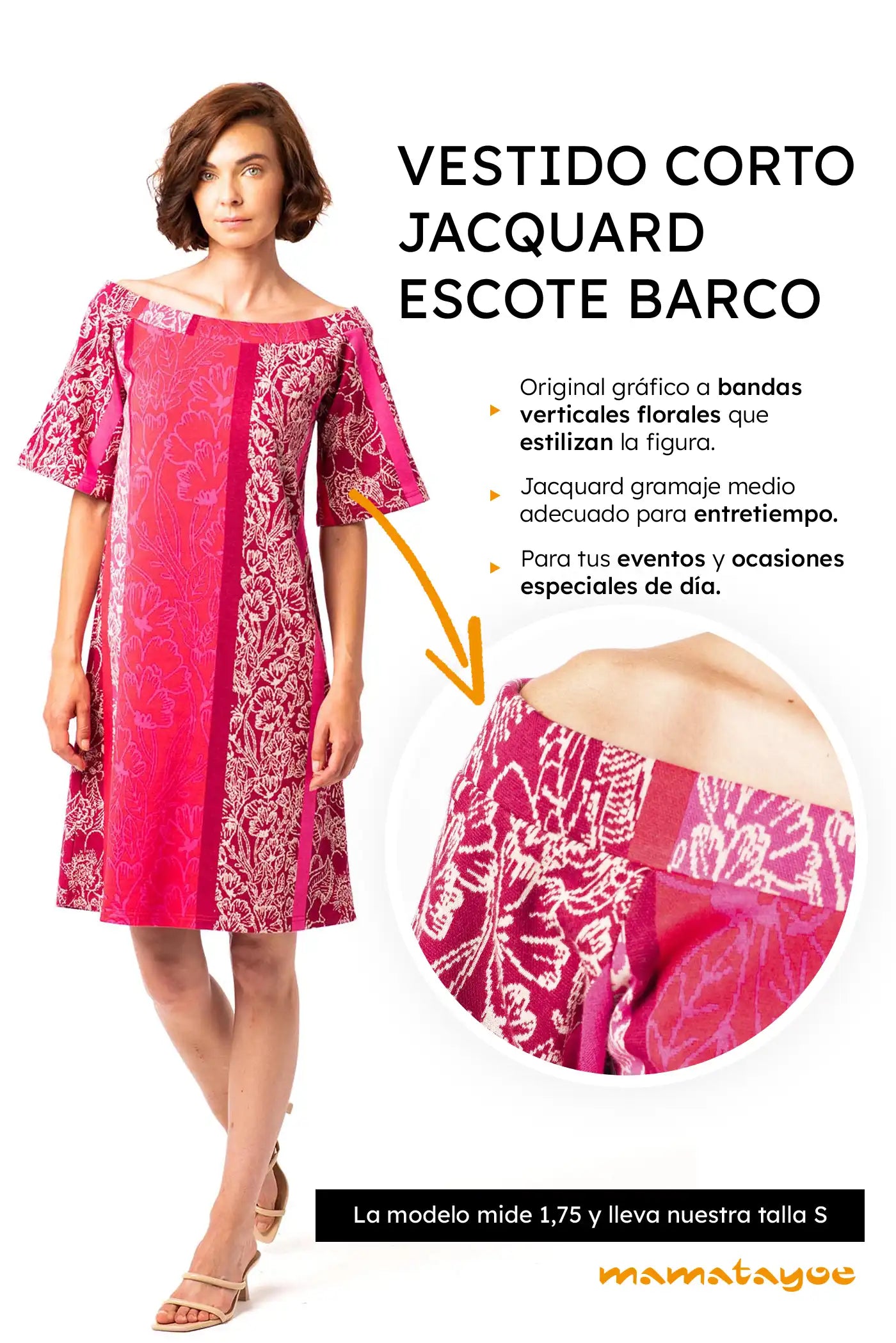 VESTIDO ROSETA